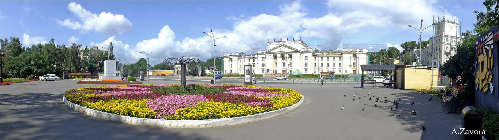 Улица Ленина (проспект Ленина), Советская площадь (Базарная площадь), Площадь  Ленина - Улицы Новокузнецка. Кузнецкий район - Фотоальбом - 400 Знаменитых  Новокузнечан